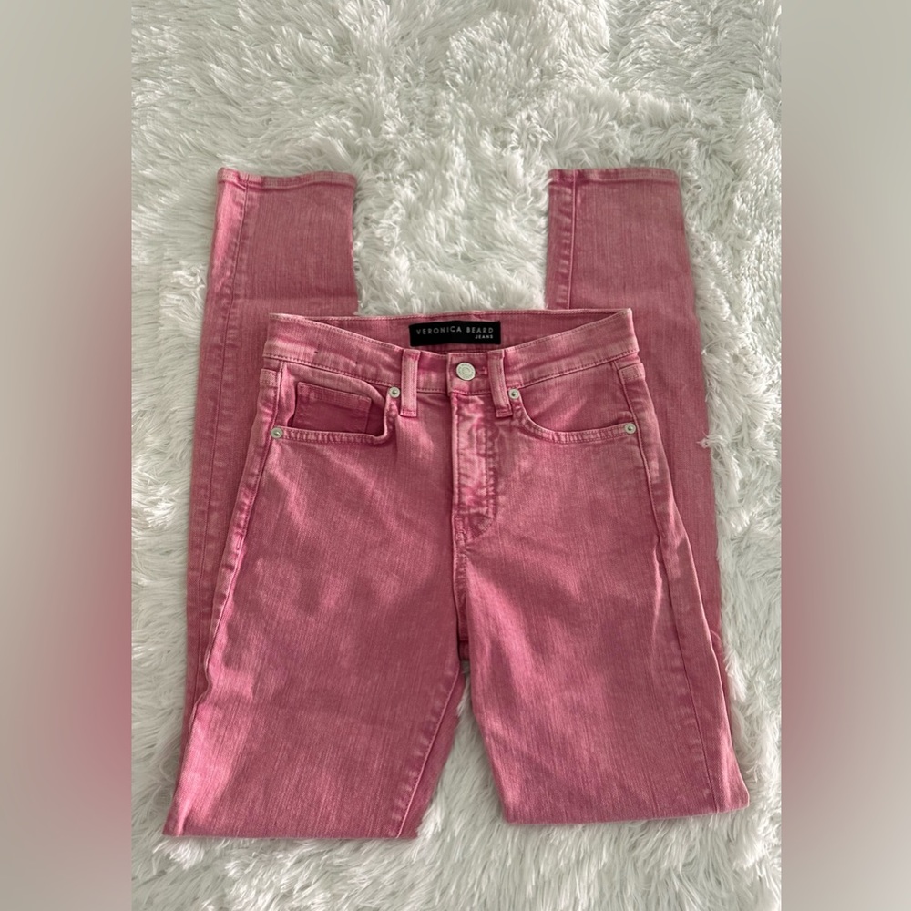 New Veronica Beard‎ Womens High Rise Kate Skinny Jeans Size 24 00